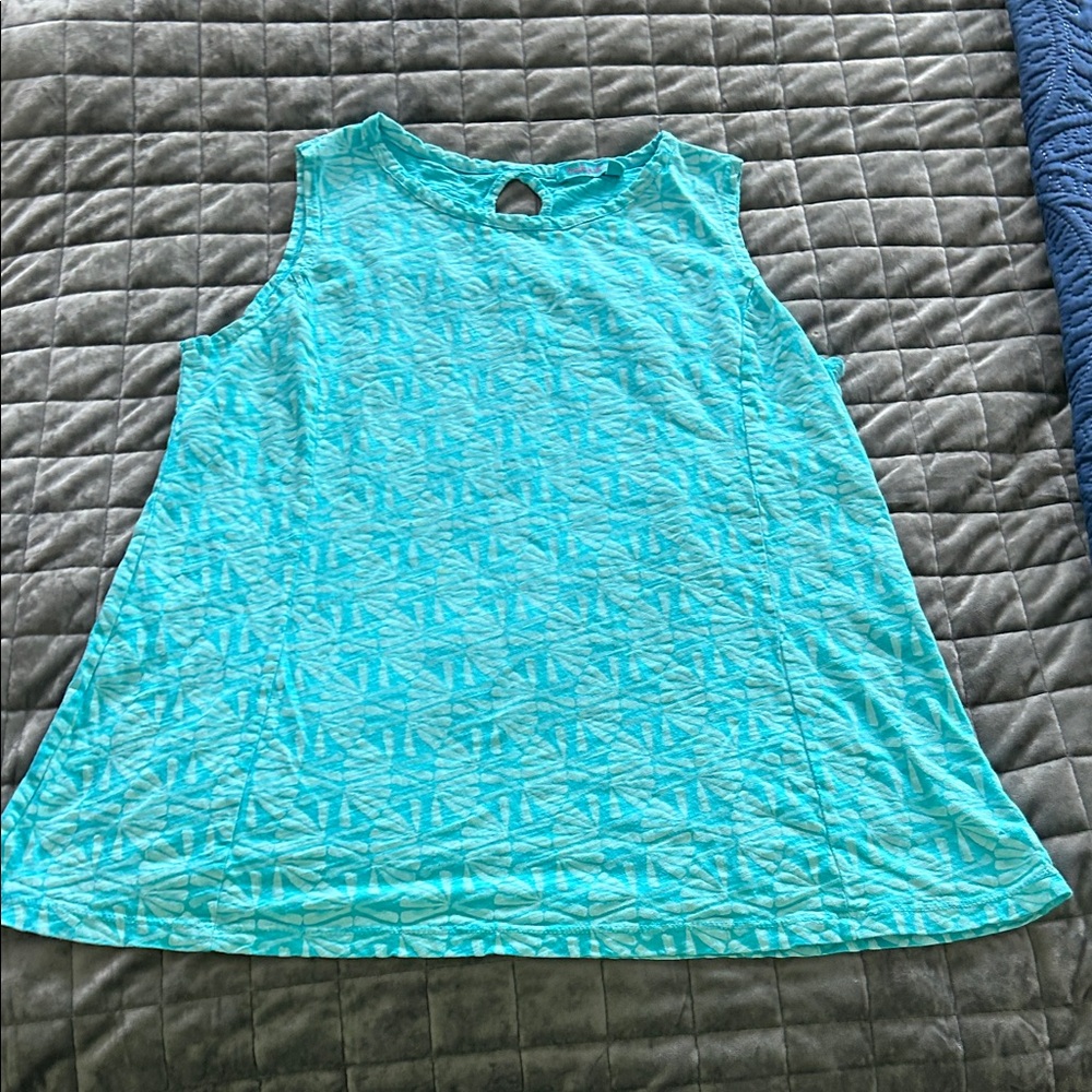 Fresh Produce Turquoise Tank Top Size M